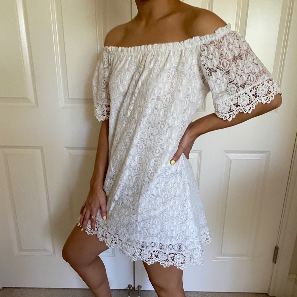 White Lace Dress